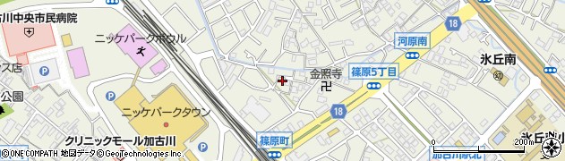 兵庫県加古川市加古川町篠原町208周辺の地図