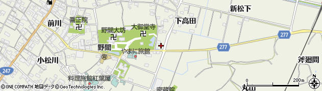 愛知県知多郡美浜町野間東畠ケ1周辺の地図