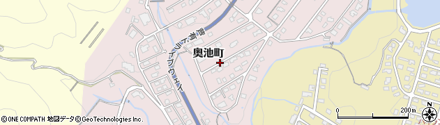 兵庫県芦屋市奥池町周辺の地図