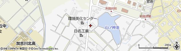 兵庫県加古川市野口町水足1440周辺の地図