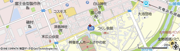 静岡県掛川市大池889周辺の地図