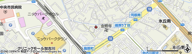 兵庫県加古川市加古川町篠原町202周辺の地図