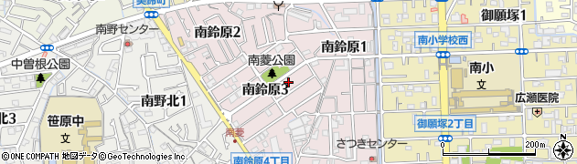 兵庫県伊丹市南鈴原周辺の地図