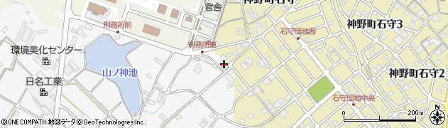 兵庫県加古川市野口町水足1786周辺の地図