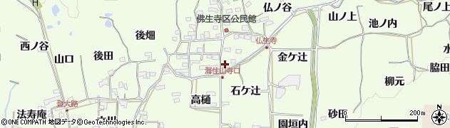 京都府木津川市加茂町例幣松ケ辻11周辺の地図