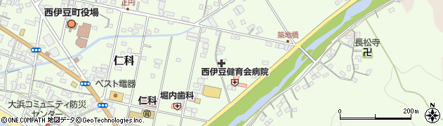 静岡県賀茂郡西伊豆町仁科8周辺の地図