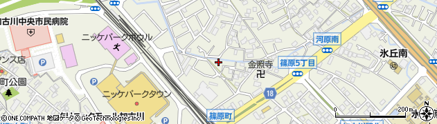 兵庫県加古川市加古川町篠原町211周辺の地図
