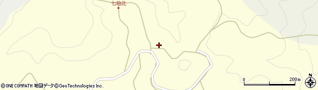 岡山県高梁市川上町七地160周辺の地図