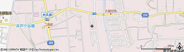 静岡県磐田市大久保612周辺の地図