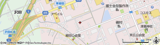 静岡県掛川市細田周辺の地図