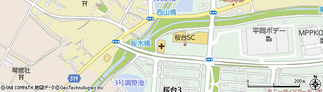 コメリハード＆グリーン浜松桜台店周辺の地図
