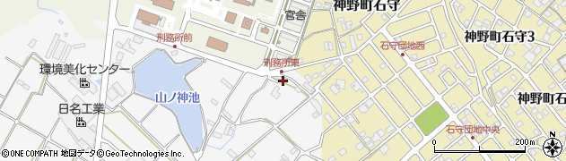 兵庫県加古川市野口町水足1791周辺の地図