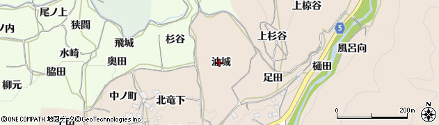 京都府木津川市加茂町井平尾（油城）周辺の地図