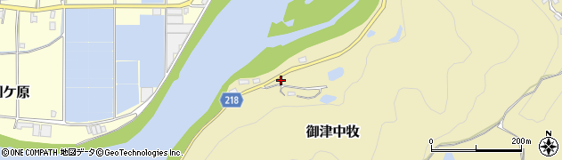 岡山県岡山市北区御津中牧周辺の地図