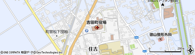 吉田町役場　総務課契約管理・情報管理周辺の地図