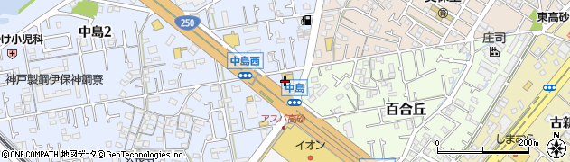 兵庫日産高砂中島店周辺の地図