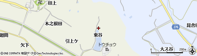 愛知県美浜町（知多郡）野間（東谷）周辺の地図
