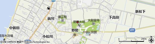愛知県知多郡美浜町野間東畠ケ47周辺の地図