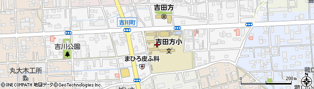 吉田方校区市民館周辺の地図