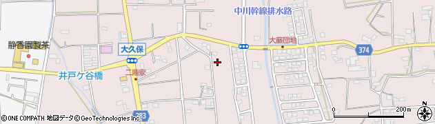 静岡県磐田市大久保414周辺の地図