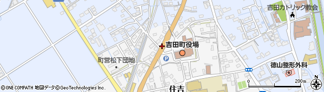 吉田町役場周辺の地図