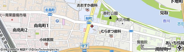 愛知県豊橋市船町271周辺の地図