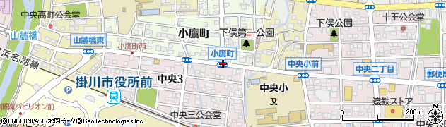 小鷹町周辺の地図