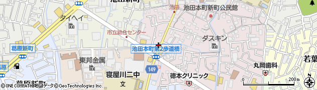 個別学習セルモ　池田本町教室周辺の地図
