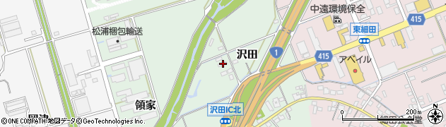静岡県掛川市沢田193周辺の地図