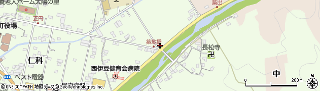 静岡県賀茂郡西伊豆町仁科14周辺の地図