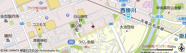静岡県掛川市大池840周辺の地図