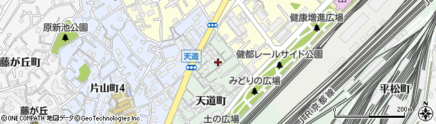 大阪府吹田市天道町22周辺の地図