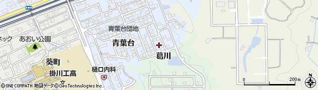 静岡県掛川市青葉台12周辺の地図