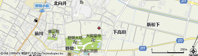 愛知県知多郡美浜町野間東畠ケ周辺の地図