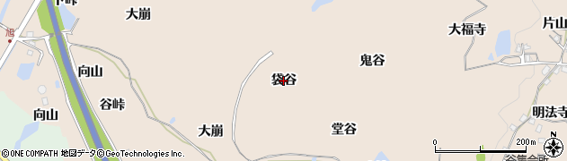京都府精華町（相楽郡）下狛（袋谷）周辺の地図