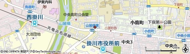 眼鏡市場掛川店周辺の地図