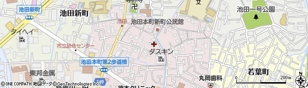大阪府寝屋川市池田本町周辺の地図
