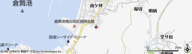 愛知県蒲郡市西浦町折敷田周辺の地図