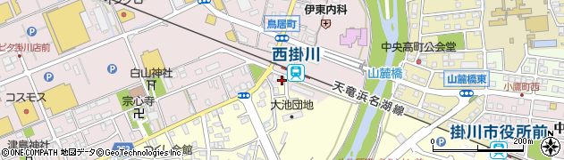 静岡県掛川市大池933周辺の地図