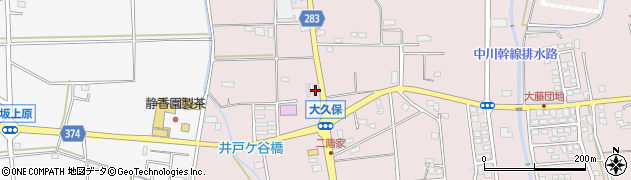 静岡県磐田市大久保242周辺の地図