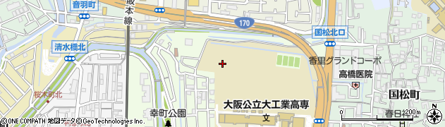 大阪府寝屋川市幸町周辺の地図