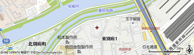 カトーレック株式会社　大阪支店周辺の地図