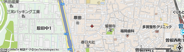 大阪府豊中市原田元町周辺の地図