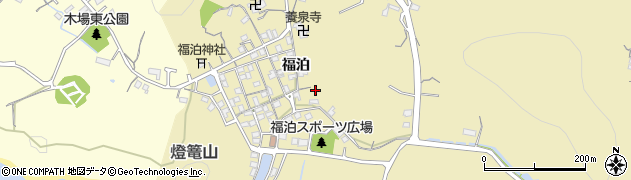 兵庫県姫路市的形町（福泊）周辺の地図