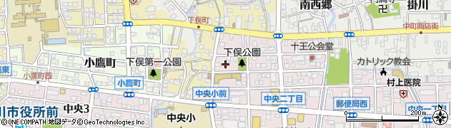 鈴友ガラス店装周辺の地図