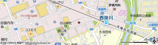 静岡県掛川市大池3019周辺の地図
