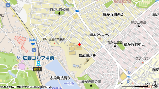 〒673-0531 兵庫県三木市緑が丘町西の地図