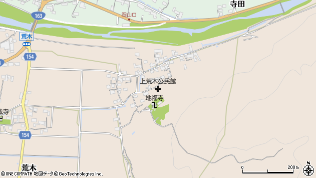 〒518-0818 三重県伊賀市荒木の地図
