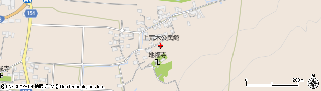 三重県伊賀市荒木周辺の地図