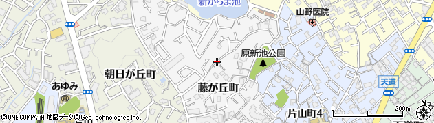 大阪府吹田市藤が丘町周辺の地図
